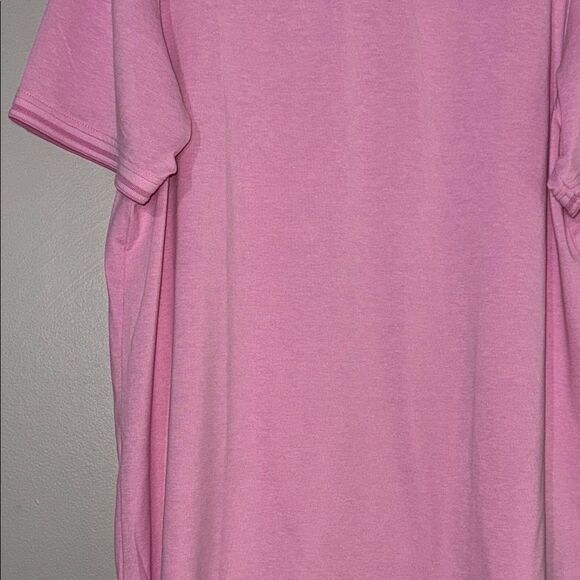 Light Pink Polo Shirt with Classic Collar and Short Sleeves - Picture 7 of 13
